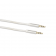 ACV AC12-3511S AUX кабель 3.5мм мини-джек/L=1метр/нейлоновая оплетка/серебристый