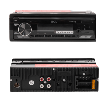 ACV AVS-948BM 1din ресивер 24V!/мультицвет/BT/2USB/Charge/SD/FM/AUX/MP3/4*45/фикс.панель