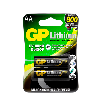 Эл-т питания LR6 GP LF15A Lithium BL-2