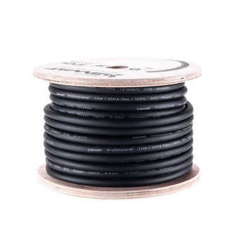 SWAT SPW-4B Силовой кабель 4GA (30м) черный , медь