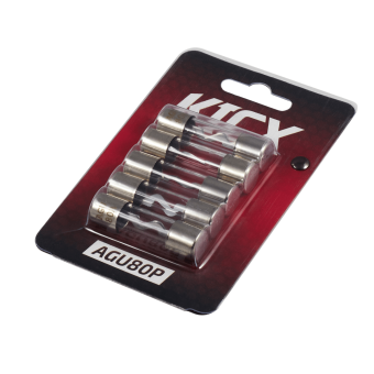 Предохранитель AGU KICX AGU 80P (80А, 5шт.)