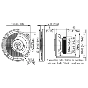 KENWOOD KFC-S1066
