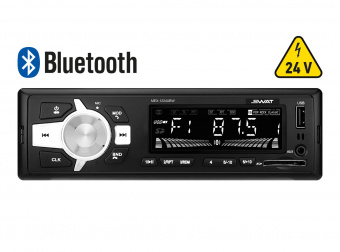 SWAT MEX-1224 UBW/24V (4х45 Вт, BT,USB,SD, бел. кнопки)