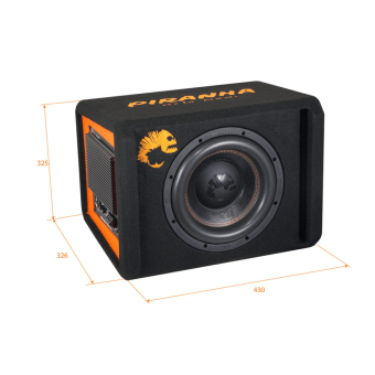 DL Audio Piranha 10A V2 Сабвуфер активный BLACK