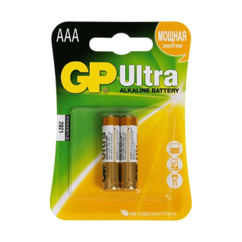 Эл-т питания LR03 GP Ultra 24AU-2CR2 BL-2(AAA)